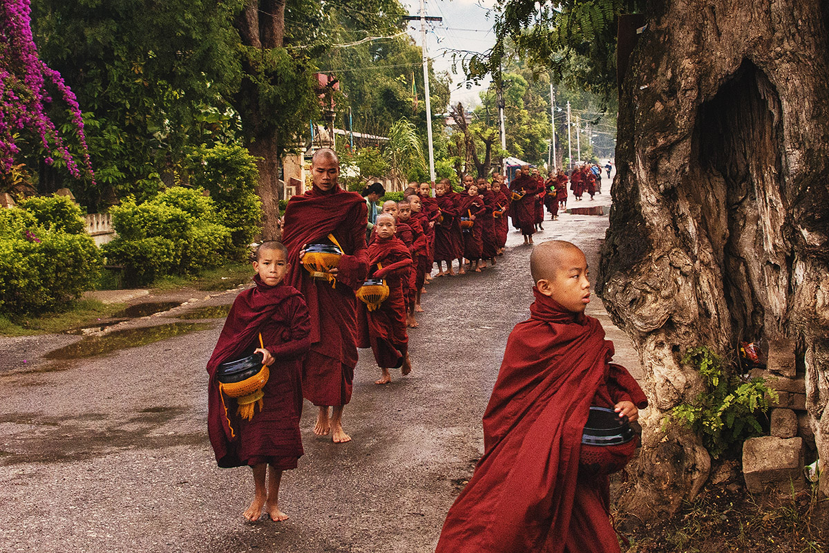 Monks in the Morning